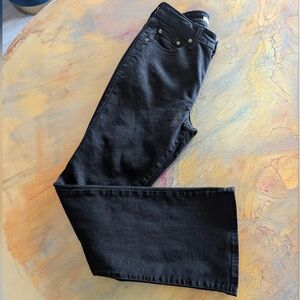 Levi's Women's High Rise Bootcut Black Jeans Stretch Size 28X28